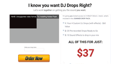 Desktop Screenshot of djdropsfree.com